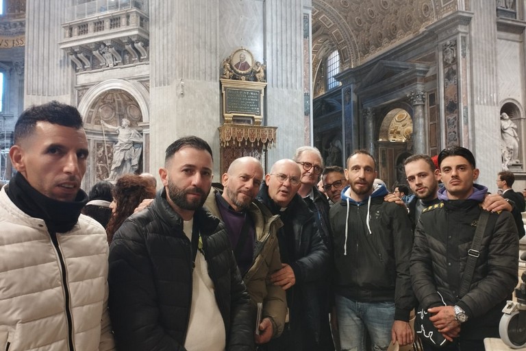 A Mano libera - Senza Sbarre in visita a Roma dal Santo Padre