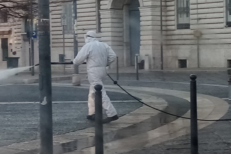 servizio di sanificazione del centro abitato di Andria