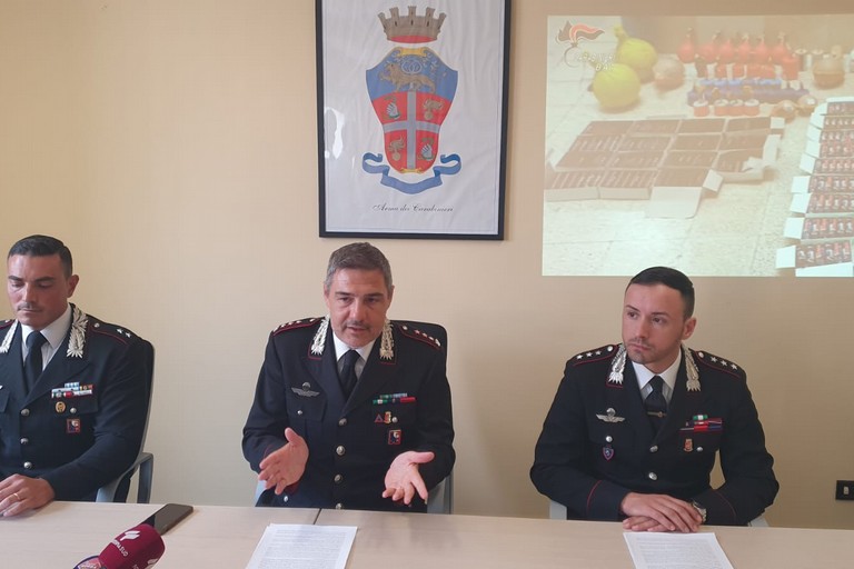 Conferenza stampa carabinieri