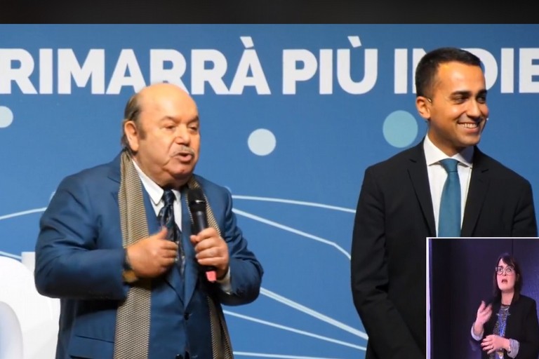 Lino Banfi e Luigi Di Maio