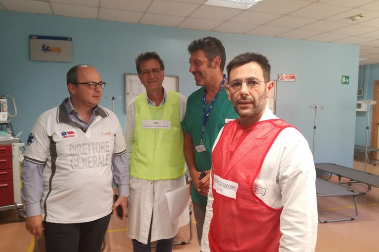 Simulazione maxi emergenza Asl Bt