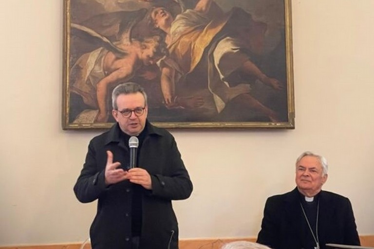 Mons. Domenico Basile e mons. Domenico Cornacchia