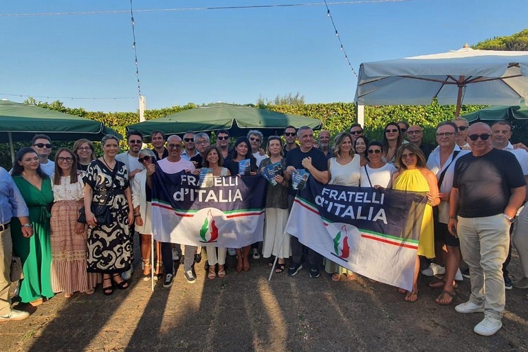 manifestazione Fratelli d'Italia