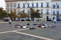 Global Day of Climate Action: il flashmob in piazza Catuma di 3Place e di Fridays For Future