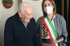 Giuseppe Di Renzo è il quarto centenario di Andria, gli auguri del Sindaco Bruno