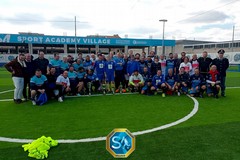 Quadrangolare di calcio nel segno della solidarietà: vince l'Academy Football su "Amici per la vita", Questura Bat e Comune