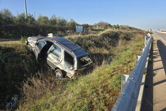 Incidente sulla sp2 ad Andria: auto fuori strada