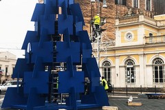 In piazza Catuma l'albero di Natale dei commercianti