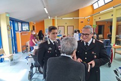 Gli auguri pasquali dei Carabinieri di Andria agli ospiti della RSA di via Carpaccio