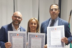 Benemerenza Croce Rossa Italiana, al Sindaco Bruno ed al dottor Zingaro
