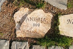 Anche Andria a Biella con una pietra in ricordo degli 800 caduti della Grande Guerra