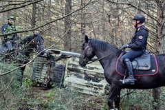 Reati predatori: controlli nella zona di Castel del Monte da parte dei Carabinieri, anche con personale a cavallo