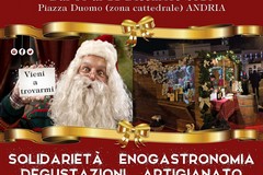 Ad Andria la casa di Babbo Natale con i suoi mercatini