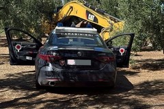 Rubato un escavatore ad una ditta di Andria: ritrovato dopo poche ore