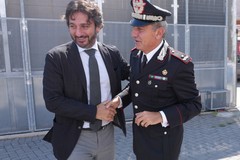 Il Generale Ubaldo Del Monaco saluta ad Andria il Questore Alfredo Fabbrocini