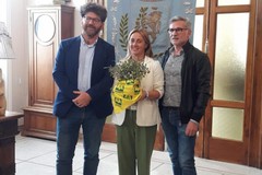 Il nuovo presidente della sezione Coldiretti di Andria, Agostino Tortora ricevuto a Palazzo di Città
