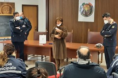 Primo pensionamento di una rappresentante femminile della Polizia Locale di Andria: Maresciallo capo Enza Zagaria