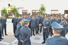 Visita nella Bat del Generale Augelli, Comandante interregionale dell’Italia Meridionale della Guardia di Finanza