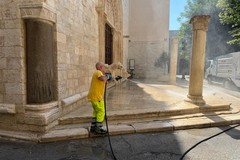 Pulizia e sanificazione per gli esterni della Biblioteca comunale e delle chiese di Porta Santa e di Sant'Agostino