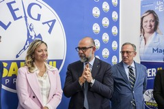 Inaugurata ad Andria la sede della Lega: presente il Senatore Marti, con la candidata alle europee Francesca Magliano