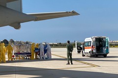 Coronavirus: trasportati in aereo in Puglia due pazienti dalla Lombardia
