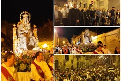 Un fiume di fedeli ha accompagnato il simulacro della Madonna dei Miracoli al suo Santuario