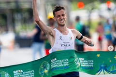 Francesco Fortunato, l'orgoglio di Andria è d'oro: trionfo storico ai Mondiali di marcia in Brasile