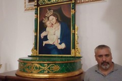 Il restauratore Giuseppe Marzano ridona vita al tempietto della Madonna del Sabato