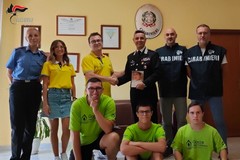 Donazione dei Carabinieri di Andria all'associazione "Gocce nell'Oceano" di Corato