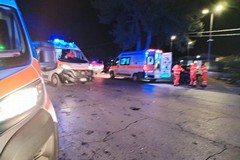 Frontale a San Silvestro, intervento di tre equipe sanitarie ad Andria