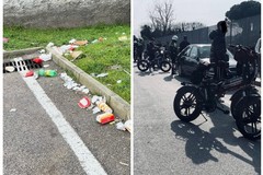 Multe per abbandono di rifiuti nel parcheggio del supermercato in via Trani