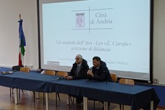 Incontro formativo all'ITES “Carafa” di Andria: focus sul Bilancio Comunale con l'Assessore Vilella