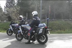 Servizi in moto della Polizia di Stato ad Andria, a bordo delle nuove Yamaha Tracer 9