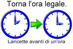 Domenica 31 marzo ritorna l'ora legale