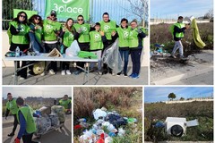 Ambiente: 3Place raccoglie 3 quintali di rifiuti al quartiere San Valentino