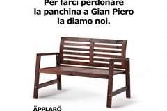 "La panchina a Gian Piero la diamo noi", l'ironia di Ikea dopo Italia-Svezia