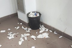 Ci risiamo: l'Ufficio postale business di via Trani da circa una settimana senza attività di pulizia