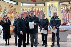 Riccardo Sipone, Agente della Polizia Locale di Barletta premiato per San Sebastiano