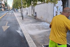 Effettuato intervento di sanificazione intorno all'area del "Bonomo" ed in piazza Porta la Barra