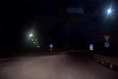 Provinciale Trani-Andria, la rotonda di nuovo al buio