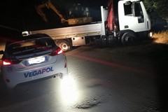 Mezzi ed attrezzature edili rinvenuti nelle campagne di Andria dalle guardie giurate della Vegapol