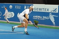 Tennis Atp Andria, subito fuori la testa di serie n. 1