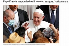 Papa Francesco, sul "The Washington Post" le parole del professore andriese Francesco William Guglielmi