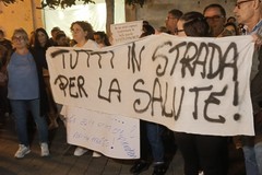 "Andria per la salute": il sit in viale Crispi ad Andria