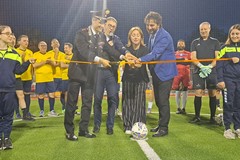 Il Questore Fabbrocini inaugura il nuovo campo di calcio della Chiesa Cuore Immacolato di Maria