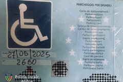 Furbetti del contrassegno disabili: sanzioni e ritiri da parte della Polizia Locale a Andria
