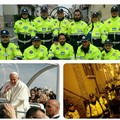 Il nucleo di volontariato "Città di Andria " al servizio di Papa Francesco