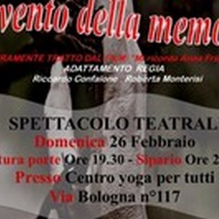 "Il vento della memoria ", spettacolo dal film di Anna Frank