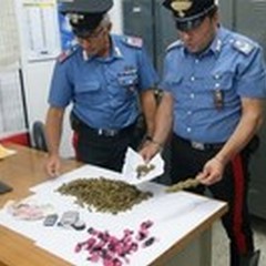 Controlli antidroga: due arresti, 3800 euro e 400 grammi sequestrati