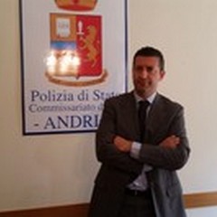 Gianpaolo Patruno al lavoro come Primo Dirigente del Commissariato di Andria